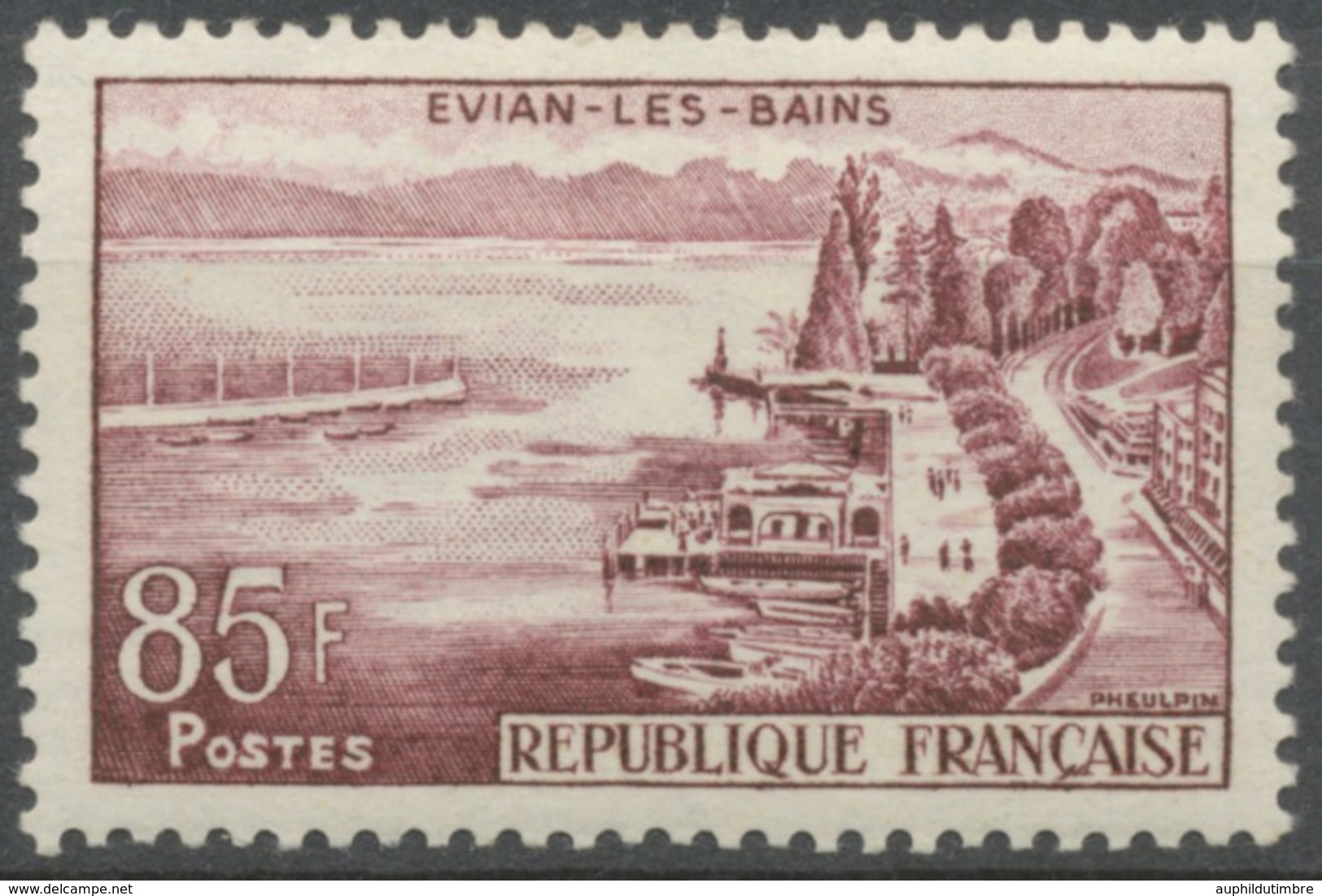 Série Touristique. Evian-les-Bains  85f. Lilas-brun (1131). Neuf Luxe ** Y1193 - Nuevos