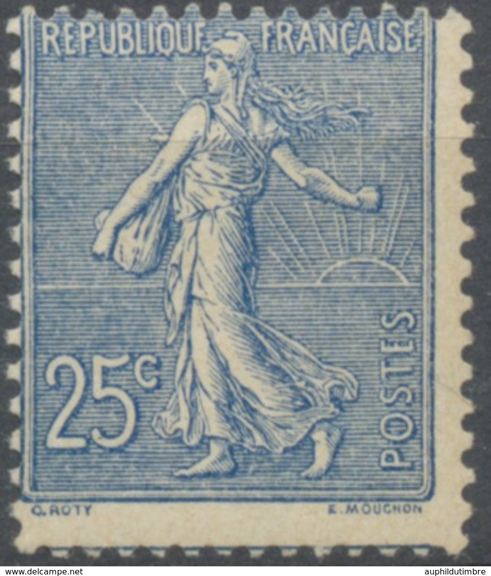 Type Semeuse Lignée De Roty 25c. Bleu Neuf Luxe ** Y132 - Ungebraucht