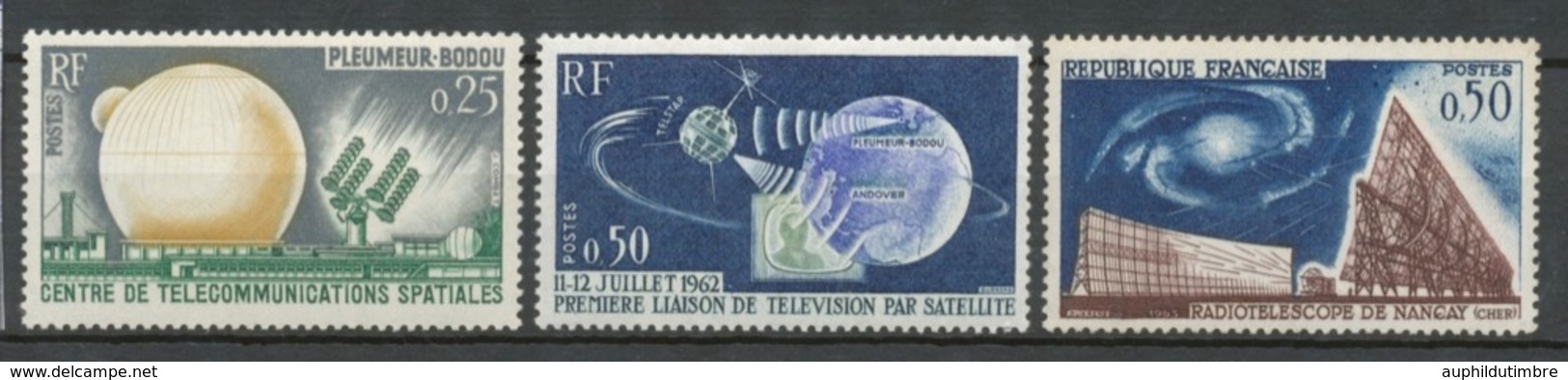 Série Télécommunications Spatiales. 3 Valeurs Y1362S - Neufs