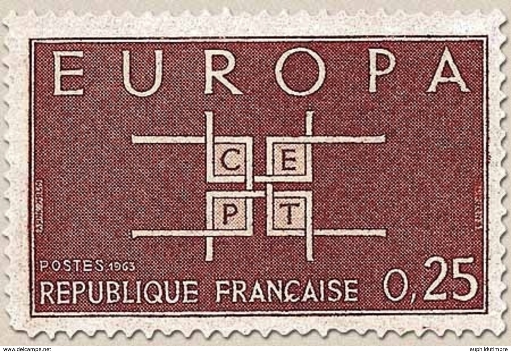 Europa. 25c. Brun-rouge Y1396 - Neufs