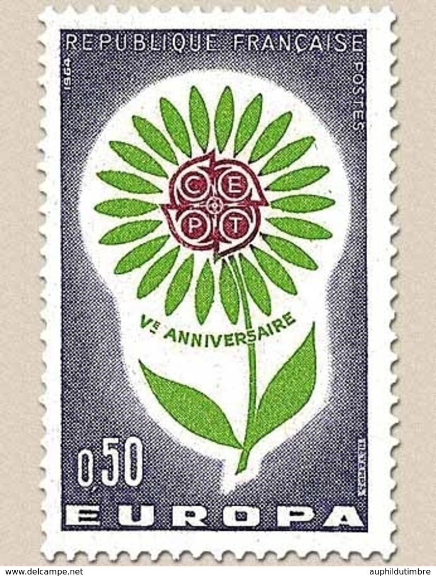 Europa. 50c. Violet, Vert Et Carmin Y1431 - Unused Stamps