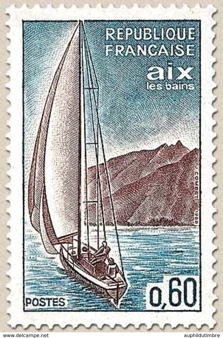 Série Touristique. Aix-les-Bains. 60c. Bleu Et Brun Y1437 - Unused Stamps