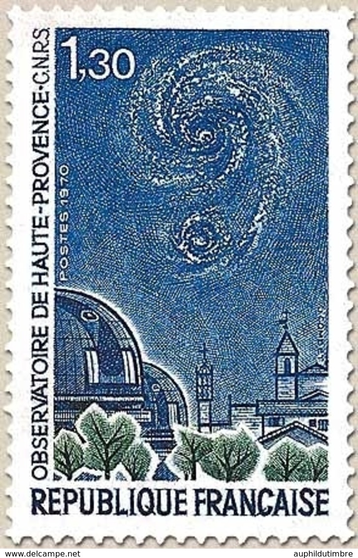 Série Touristique. Observatoire De Haute-Provence 1f.30 Bleu Foncé, Bleu-violet Et Vert Y1647 - Nuovi
