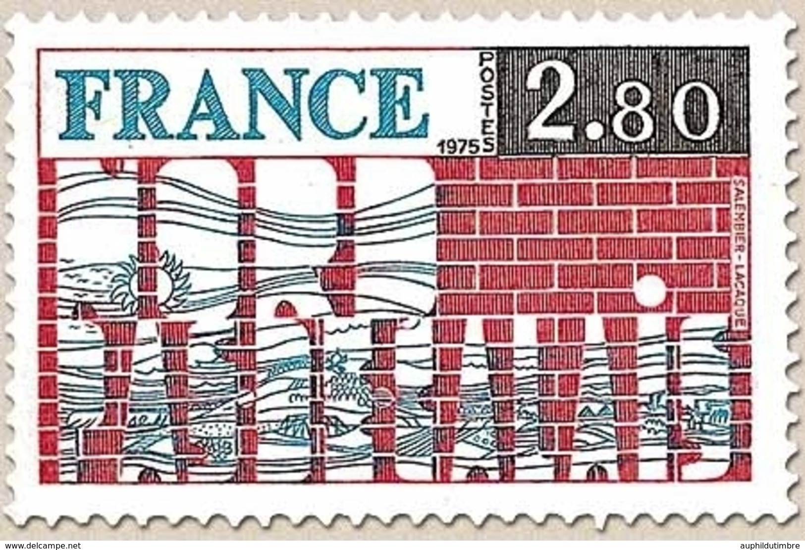 Régions. Nord-Pas-de-Calais. 2f.80 Carmin, Gris Et Bleu Y1852 - Unused Stamps