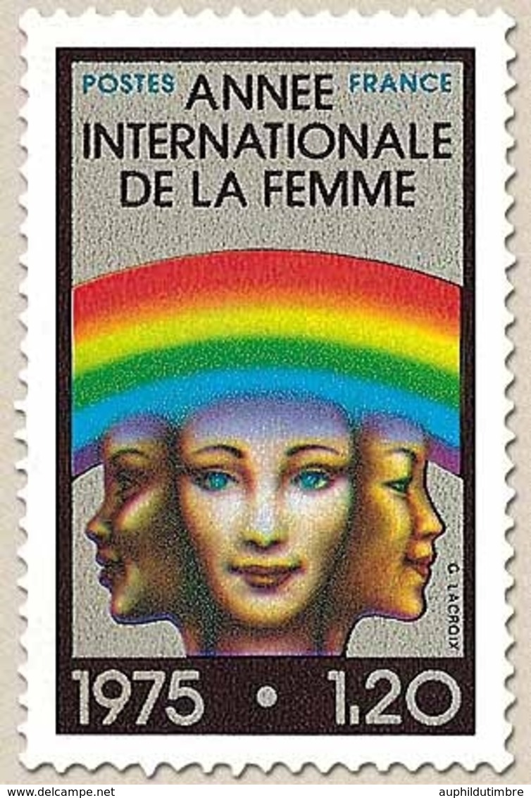 Année Internationale De La Femme. 1f.20 Polychrome Et Argent Y1857 - Unused Stamps
