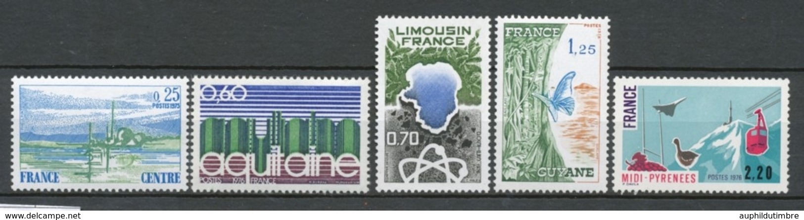 Série Régions. 5 Valeurs Y1866S - Unused Stamps