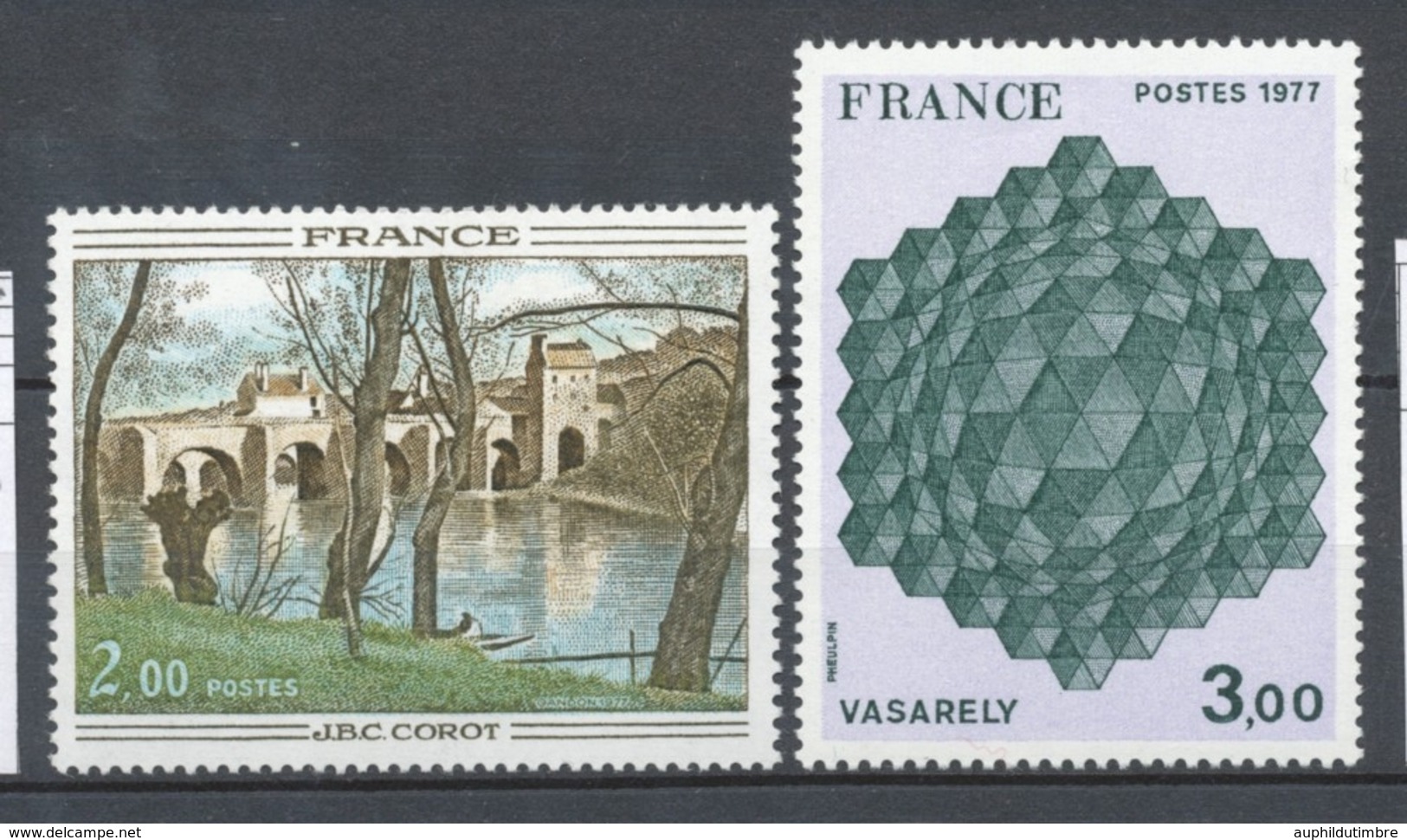 Série Oeuvres D'art. 2 Valeurs Y1924S - Unused Stamps