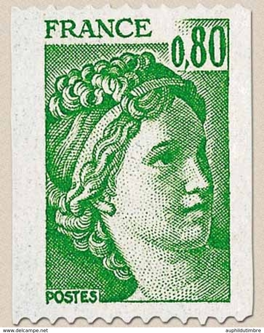 Type Sabine, Tirée D'une Oeuvre Du Peintre Louis David. 1re Série. 80c. Vert Y1980 - Neufs