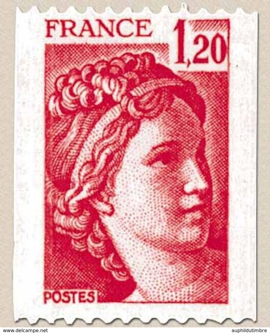 Type Sabine, Tirée D'une Oeuvre Du Peintre Louis David. 1re Série. 1f.20 Rouge Y1981B - Unused Stamps