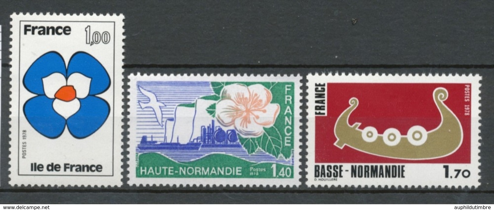 Série Régions. 3 Valeurs Y1993S - Unused Stamps