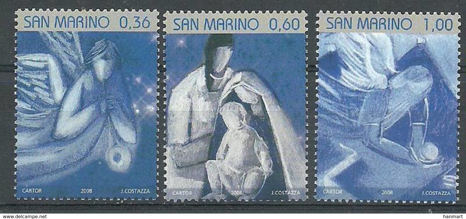 San Marino 2008 Mi 2355-2357 MNH ( ZE2 SMR2355-2357 ) - Autres & Non Classés