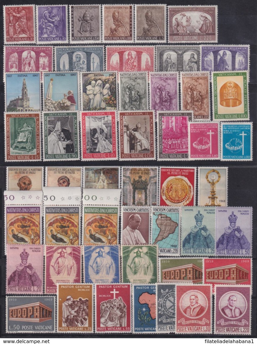 F-EX16541 VATICAN CITY STAMPS MNH LOT