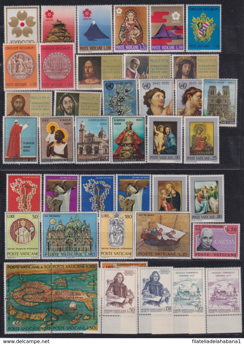 F-EX16541 VATICAN CITY STAMPS MNH LOT