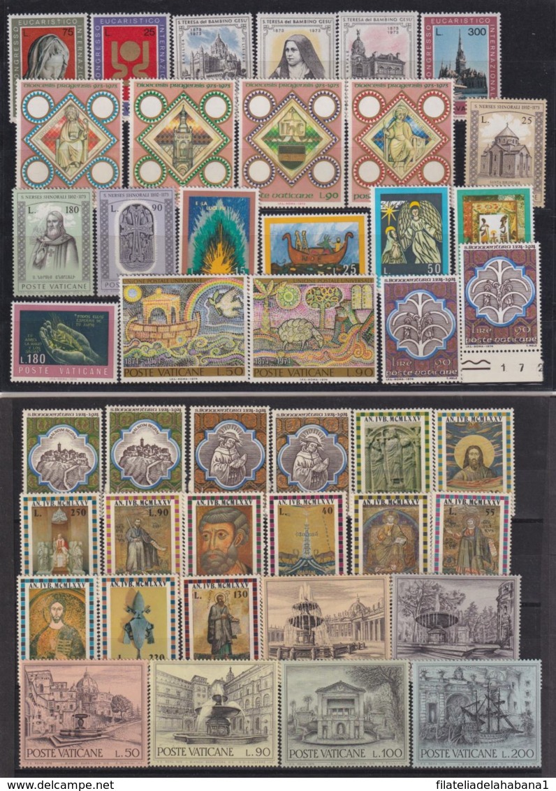 F-EX16541 VATICAN CITY STAMPS MNH LOT