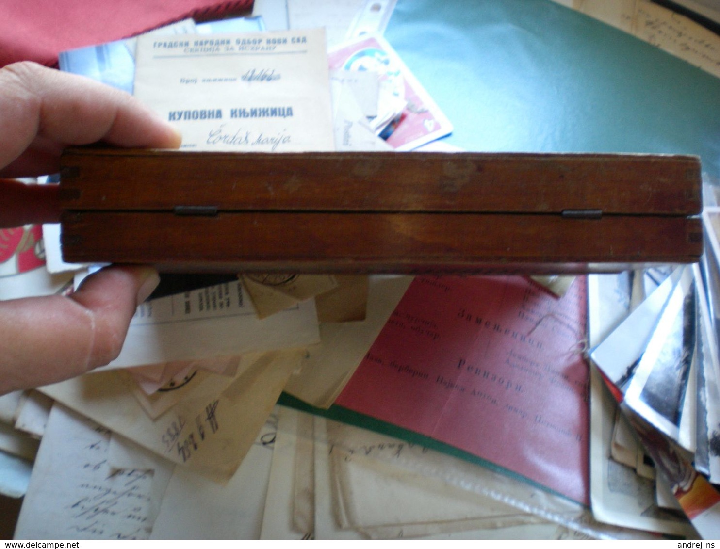 Old Wooden Tobacco Box Patria Schildnadeln Fabrik Marke Gegrundet 1559 - Empty Tobacco Boxes