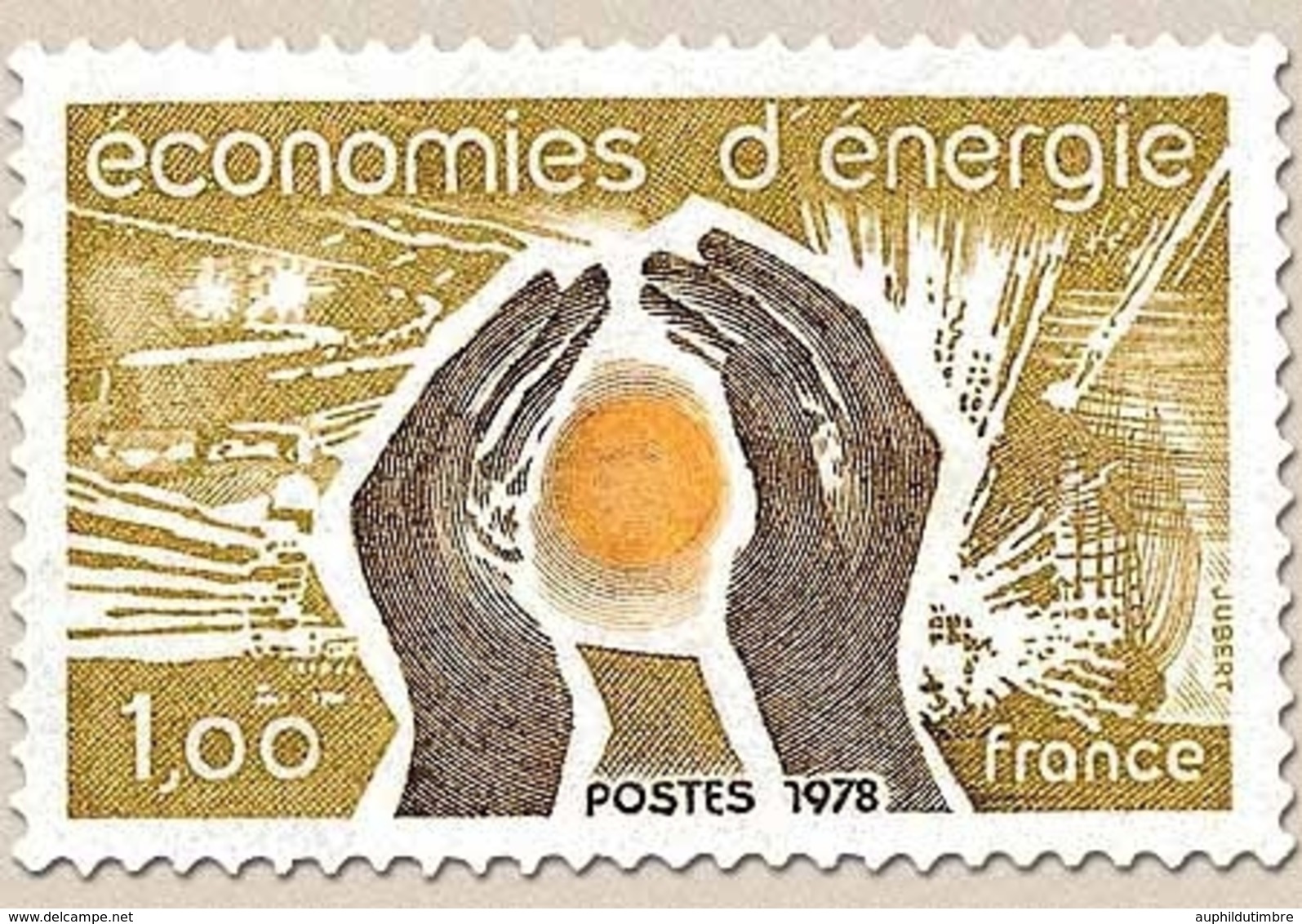 Économies D'énergie. 1f. Bistre, Brun Et Ocre Y2007 - Ungebraucht