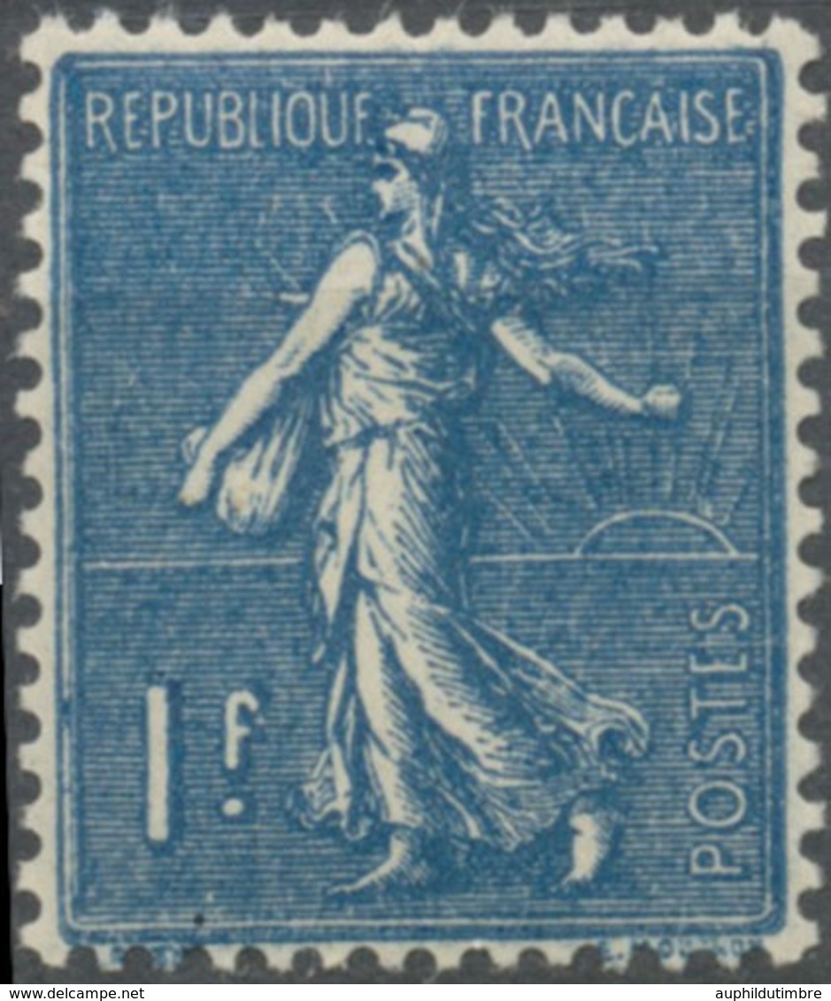 Type Semeuse Lignée. 1f. Bleu Neuf Luxe ** Y205 - Neufs