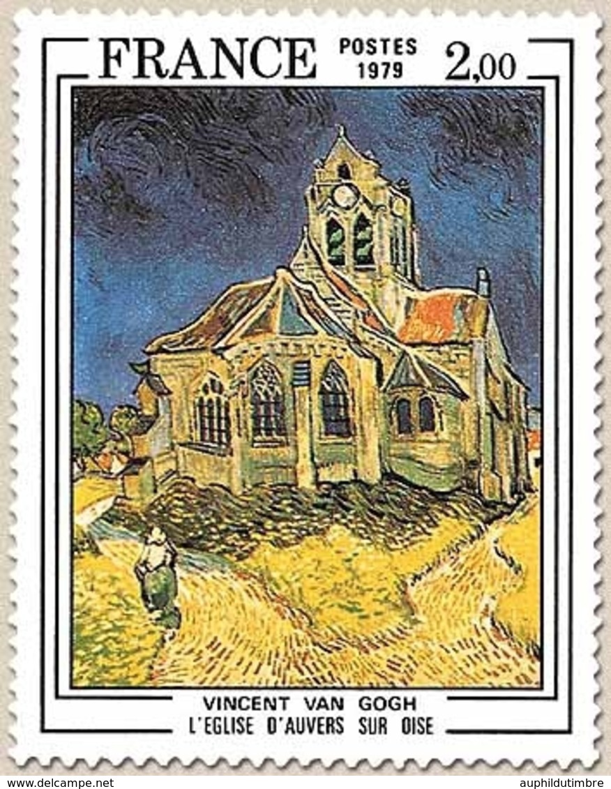 Série Artistique. L'Eglise D'Auvers-sur-Oise, De Vincent Van Gogh (1853-1890)  2f. Polychrome Y2054 - Ungebraucht