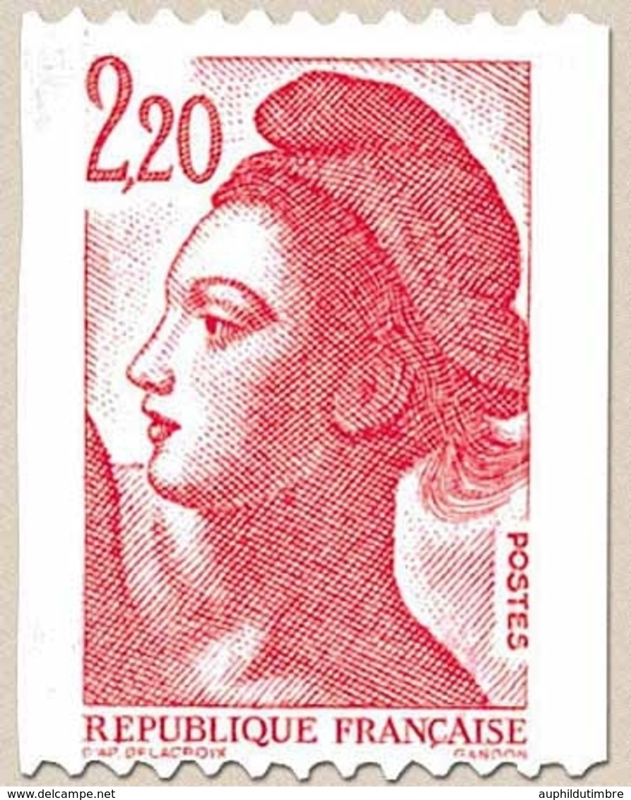Type Liberté De Delacroix. 2f.20 Rouge Y2379 - Unused Stamps
