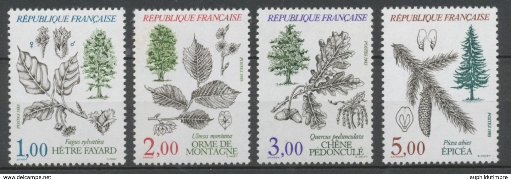 Série Flore Et Faune De France. Arbres.  4 Valeurs Y2387S - Unused Stamps