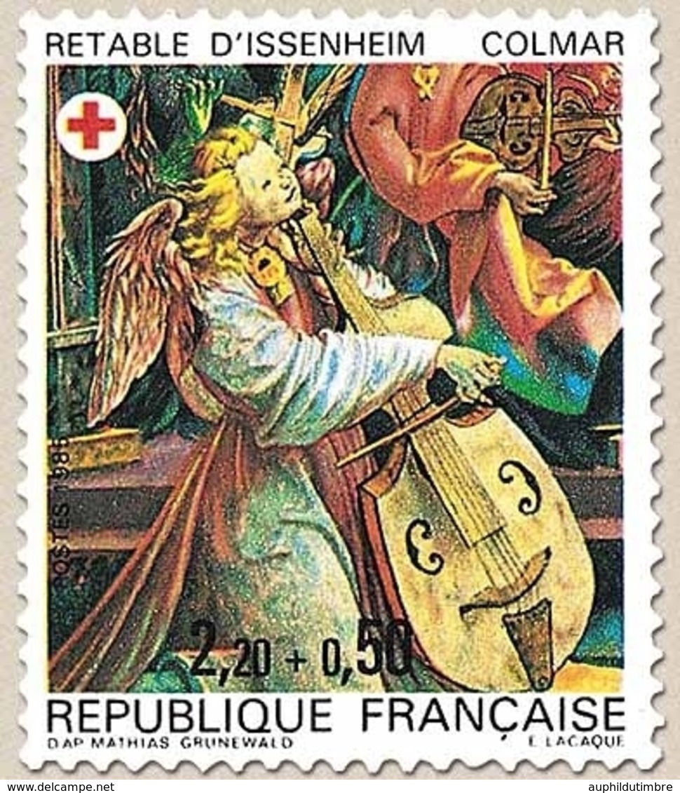 Au Profit De La Croix-rouge. Retable D'Issenheim Colmar. 2f.20 + 50c. Multicolore Y2392 - Unused Stamps