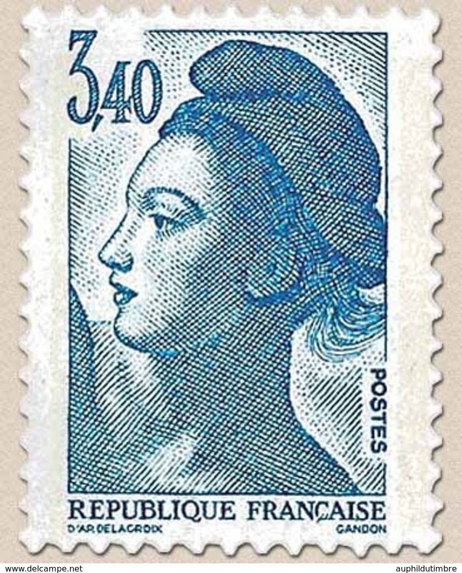 Type Liberté De Delacroix. 3f.40 Bleu Y2425 - Ongebruikt