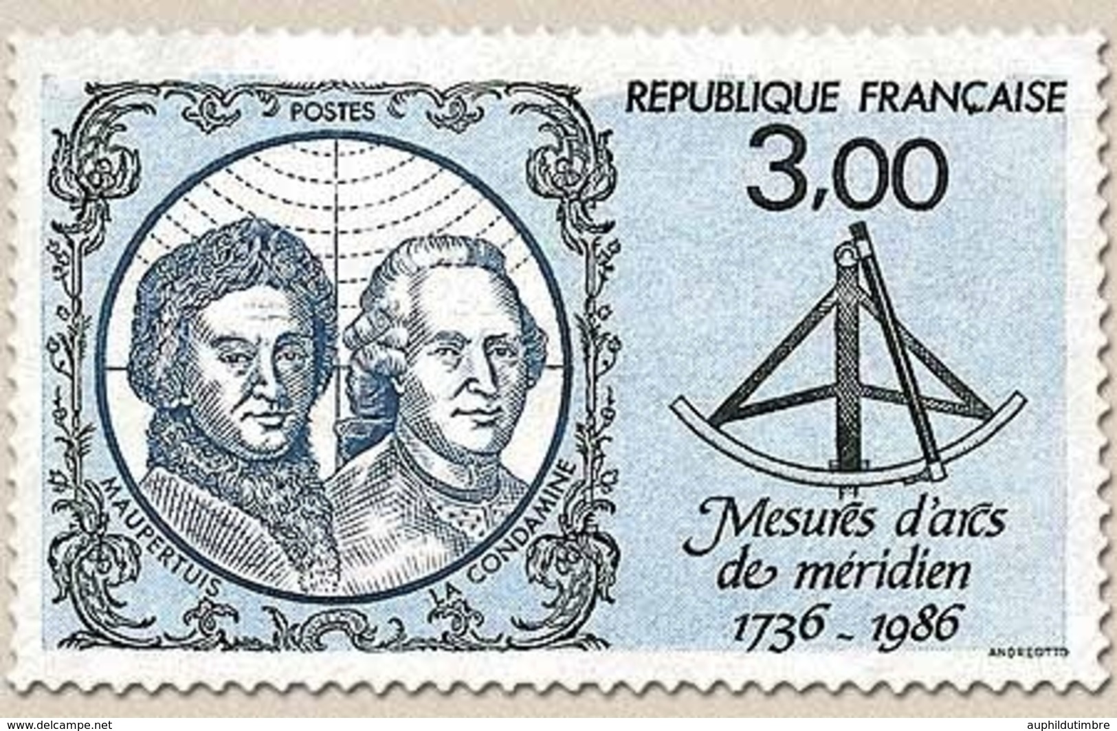 250e Anniversaire Des Mesures D'arcs De Méridien. Maupertuis, En Laponie. Emission Conjointe Franco-finnoise. 3f. Y2428 - Unused Stamps