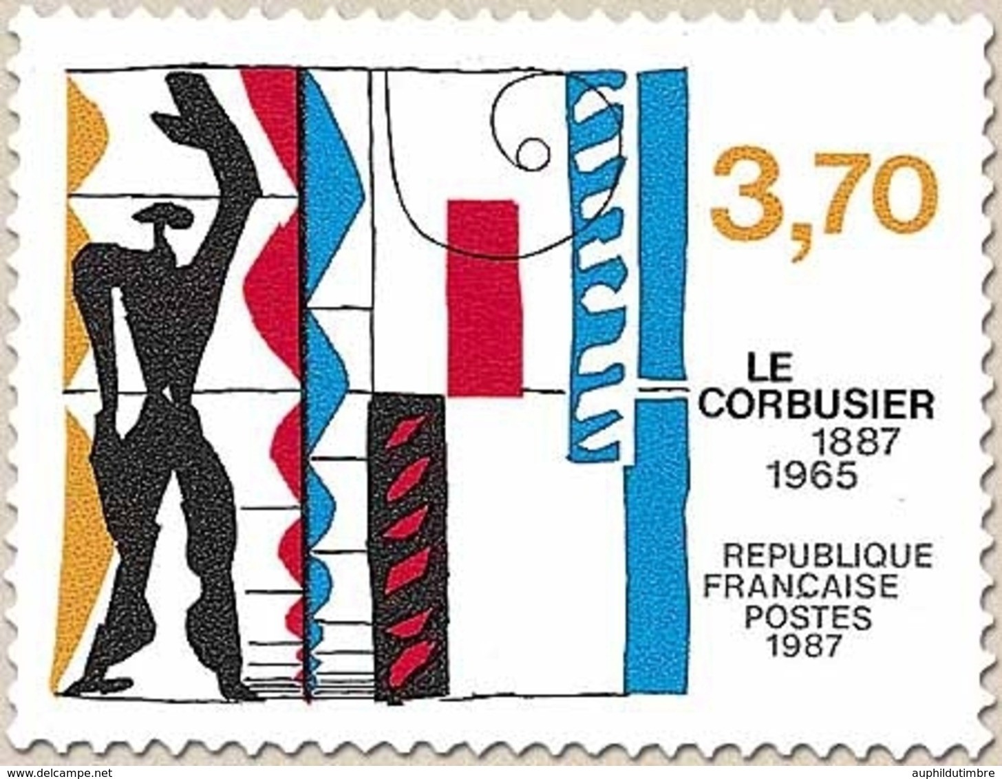 Centenaire De La Naissance De Le Corbusier (1887-1965), Architecte Et Urbaniste. Le Modulor  3f.70 Y2470 - Ongebruikt