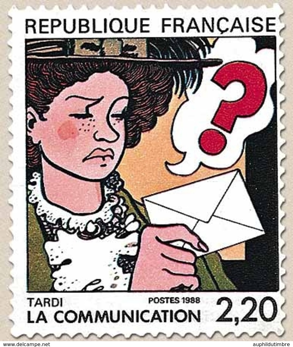 La Communication. Tardi  2f.20 Multicolore Y2512 - Ungebraucht