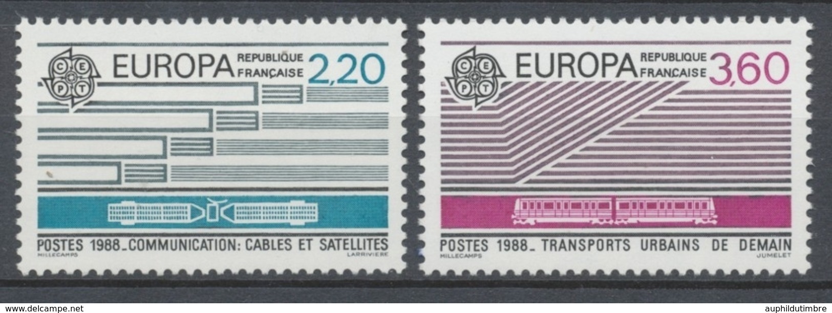 Série Europa. Transports Et Communication. 2 Valeurs Y2532S - Ungebraucht