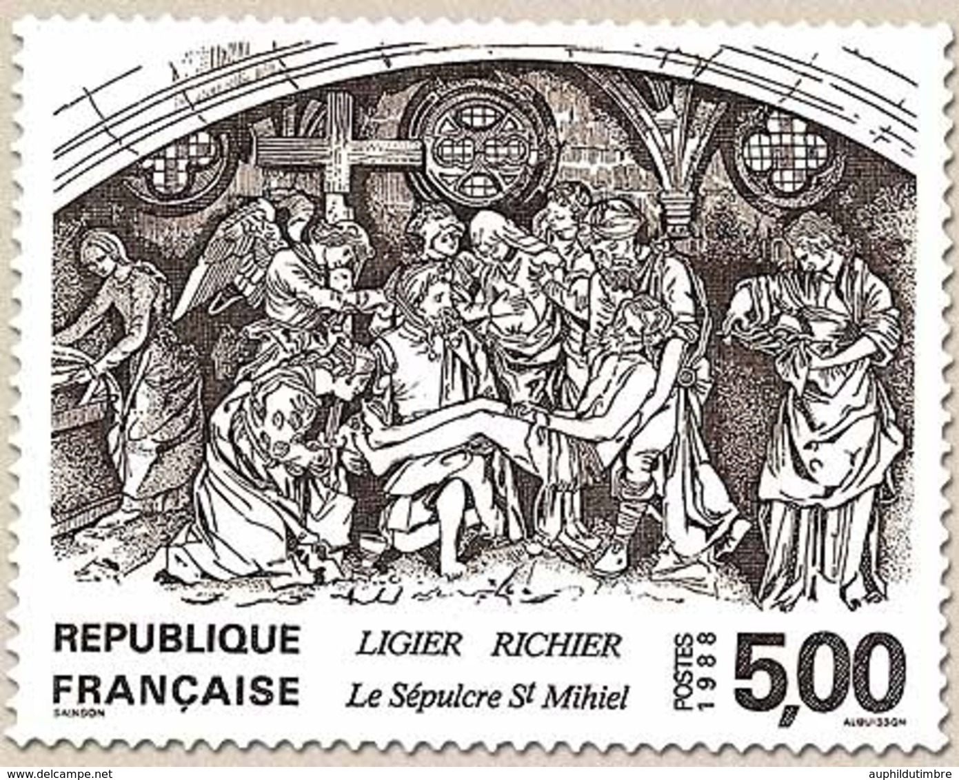 Série Artistique. Le Sépulcre Saint-Mihiel De Ligier-Richier  5f. Brun Foncé Y2553 - Unused Stamps