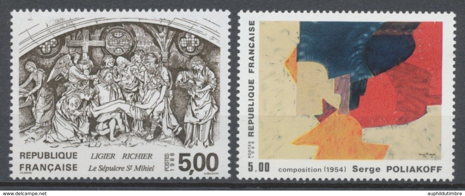 Série Artistique. 2 Valeurs Y2554S - Unused Stamps