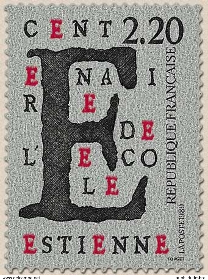 Centenaire De L'École Estienne (École Supérieure Des Arts Et Industries Graphiques) 2f.20 Y2563 - Unused Stamps