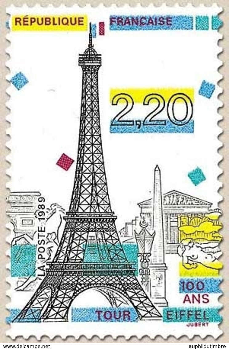 Panorama De Paris. Monuments De La Capitale. 2f.20 Centenaire De La Tour Eiffel Y2580 - Unused Stamps