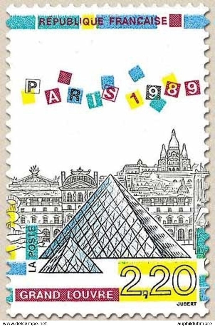 Panorama De Paris. Monuments De La Capitale. 2f.20 Pyramide Du Grand Louvre Y2581 - Unused Stamps