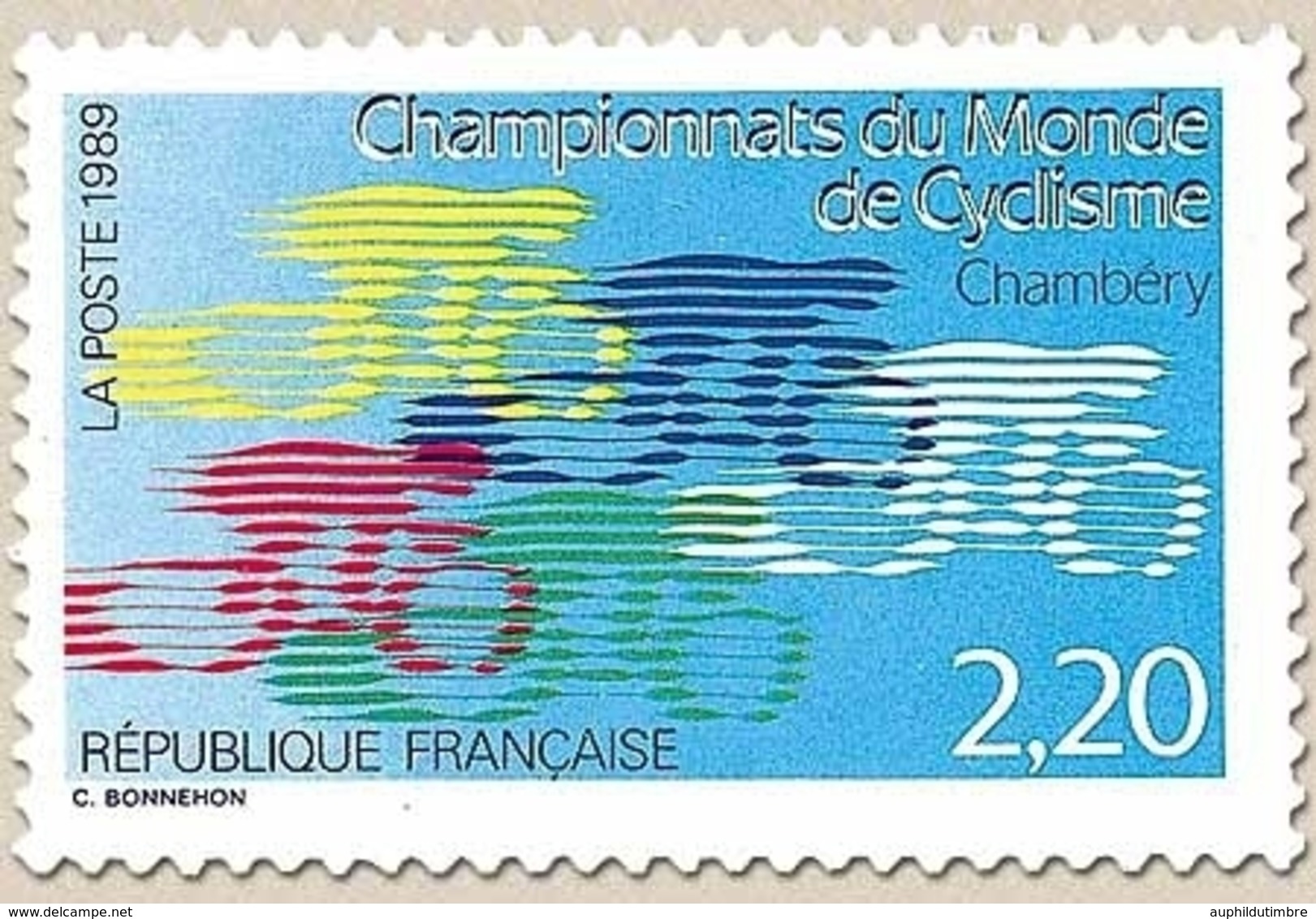 Championnats Du Monde De Cyclisme. 2f.20 Multicolore Y2590 - Ongebruikt