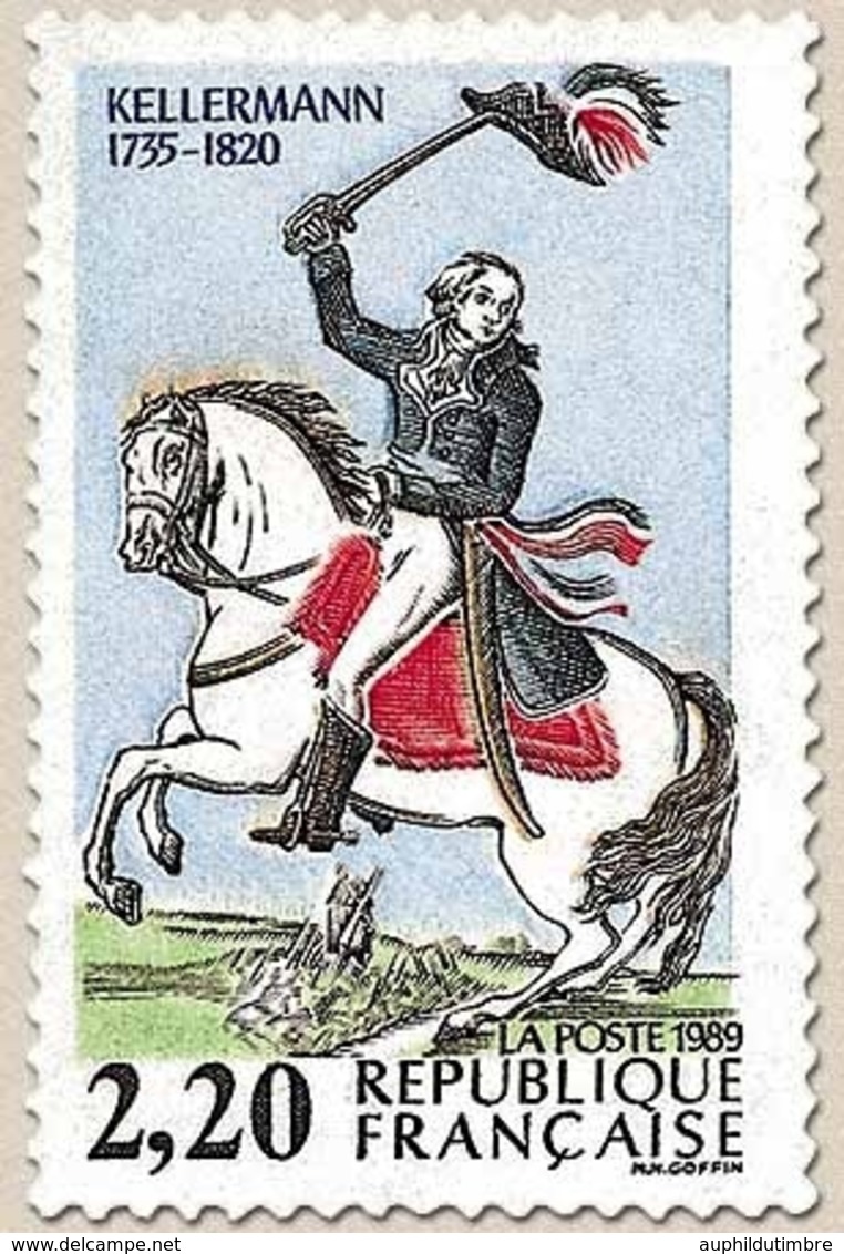 Personnages Célèbres De La Révolution. François-Christophe Kellermann, Duc De Valmy (1735-1820)  2f.20 Y2595 - Unused Stamps