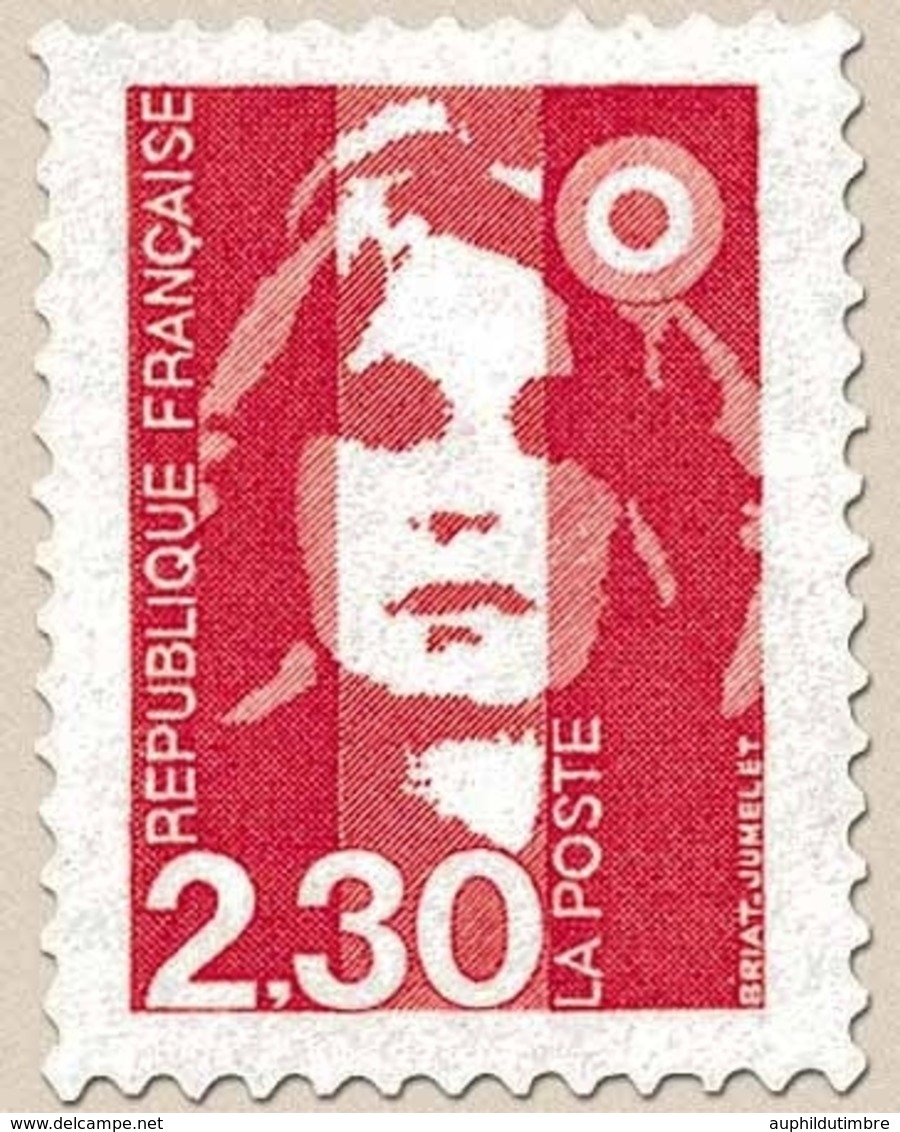 Type Marianne Du Bicentenaire. 2f.30 Rouge Y2614 - Nuevos