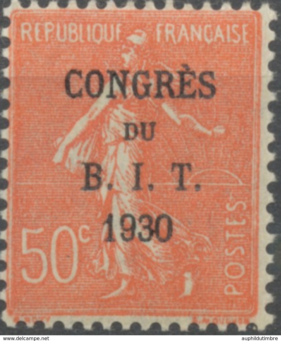 Réunion Du Conseil D'administration Du Bureau International Du Travail, à Paris. 50c. Rouge (199) Neuf Luxe ** Y264 - Unused Stamps