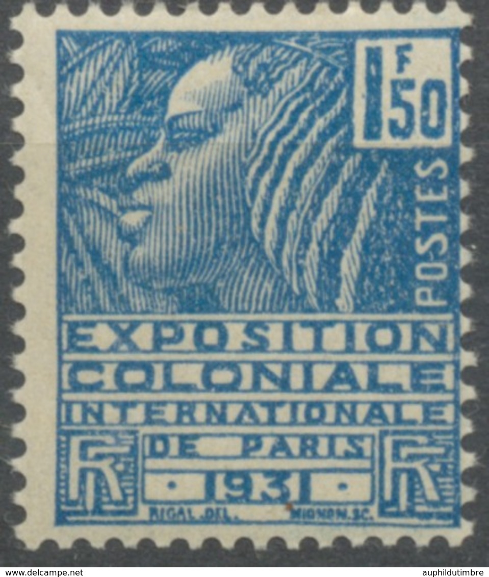 Exposition Coloniale Internationale De Paris (1931).  "Femme Fachi".  1f.50 Bleu Neuf Luxe ** Y273 - Neufs