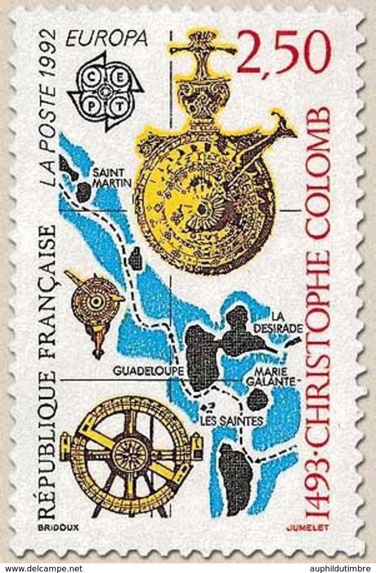 Europa. 500e Anniversaire De La Découverte De L'Amérique Par Christophe Colomb. 1493. 2f.50 Y2755 - Unused Stamps