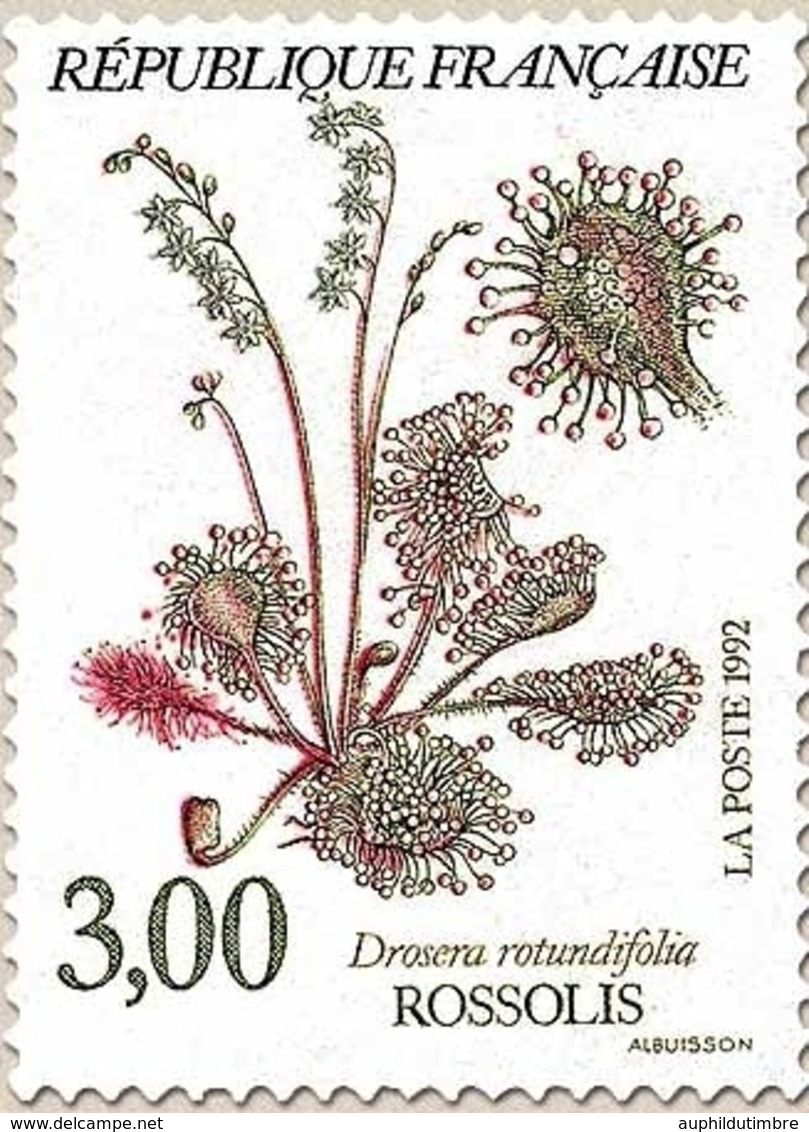 Série Nature De France. Fleurs Des étangs Et Marais. Rossolis  3f. Multicolore Y2767 - Unused Stamps