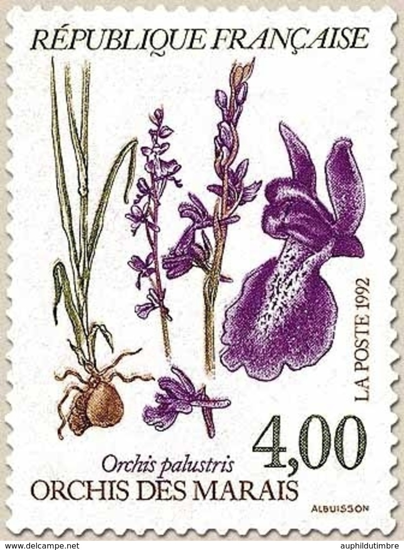 Série Nature De France. Fleurs Des étangs Et Marais. Orchis Des Marais  4f. Multicolore Y2768 - Ongebruikt