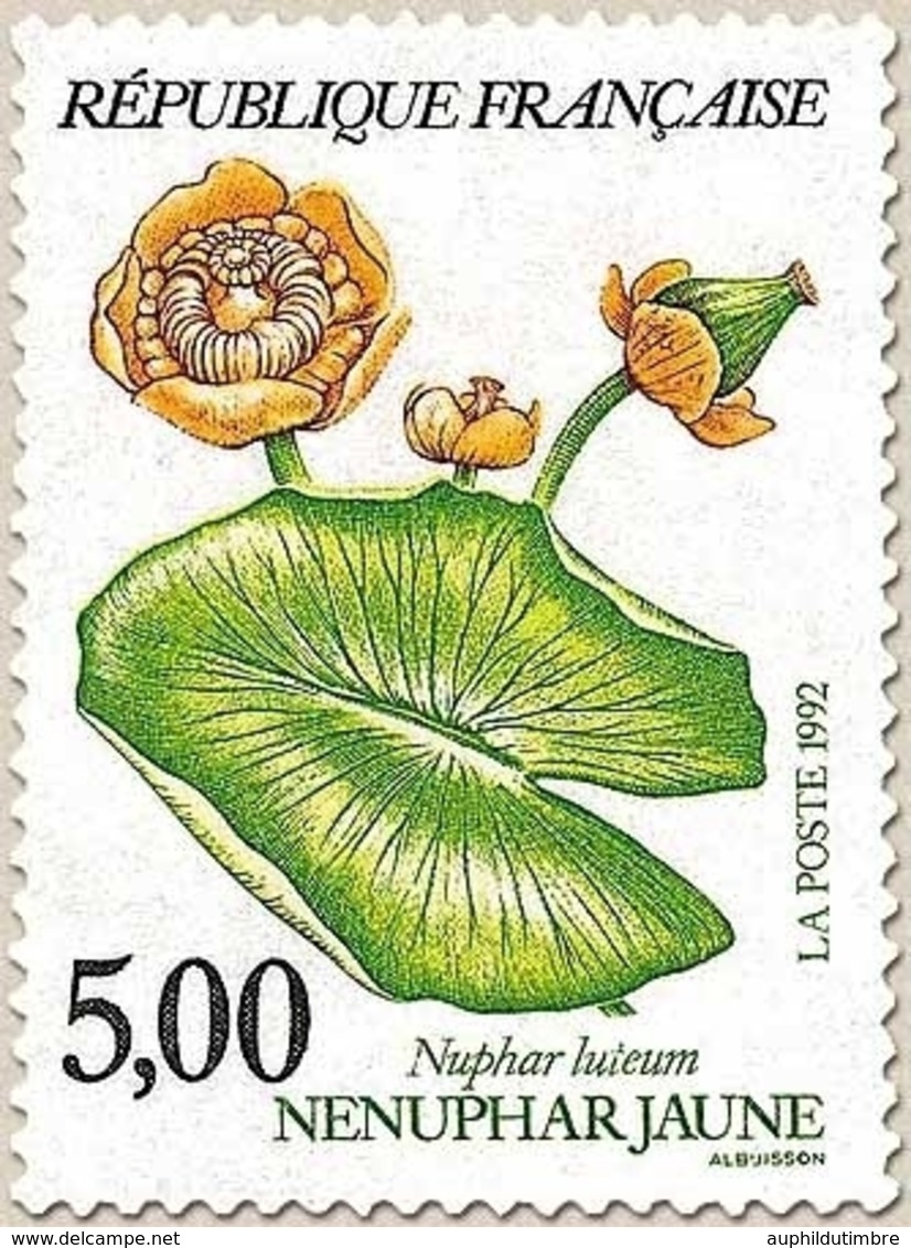 Série Nature De France. Fleurs Des étangs Et Marais. Nénuphar Jaune  5f. Multicolore Y2769 - Unused Stamps
