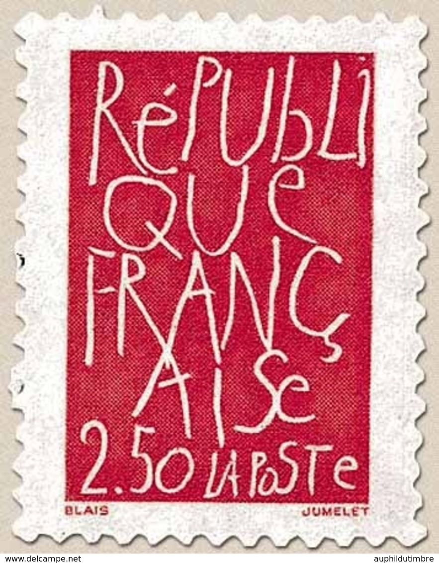 Bicentenaire De La Proclamation De La République. Oeuvres D'artistes Contemporains. Œuvre De J.-C. Blais  2f.50 Y2775 - Unused Stamps