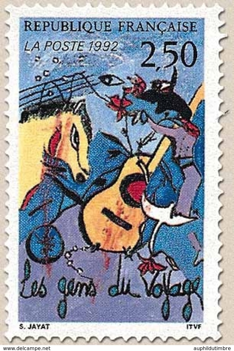 Les Gens Du Voyage. Composition Symbolique  2f.50 Multicolore Y2784 - Unused Stamps