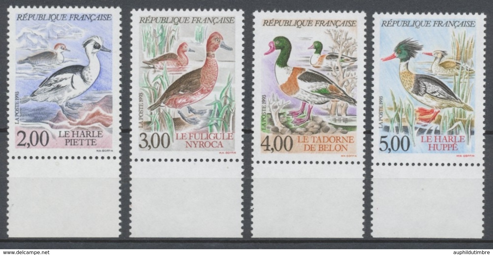 Série Nature De France. Espèces Protégées De Canards. 4 Valeurs Y2788S - Unused Stamps