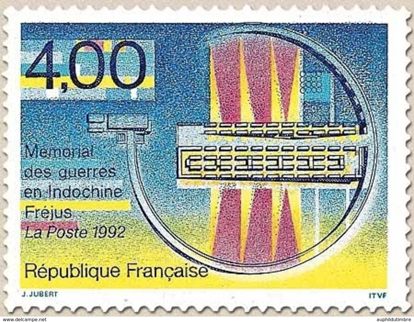 Mémorial Des Guerres En Indochine (Nécropole De Fréjus). Motif Symbolique  4f. Multicolore Y2791 - Unused Stamps