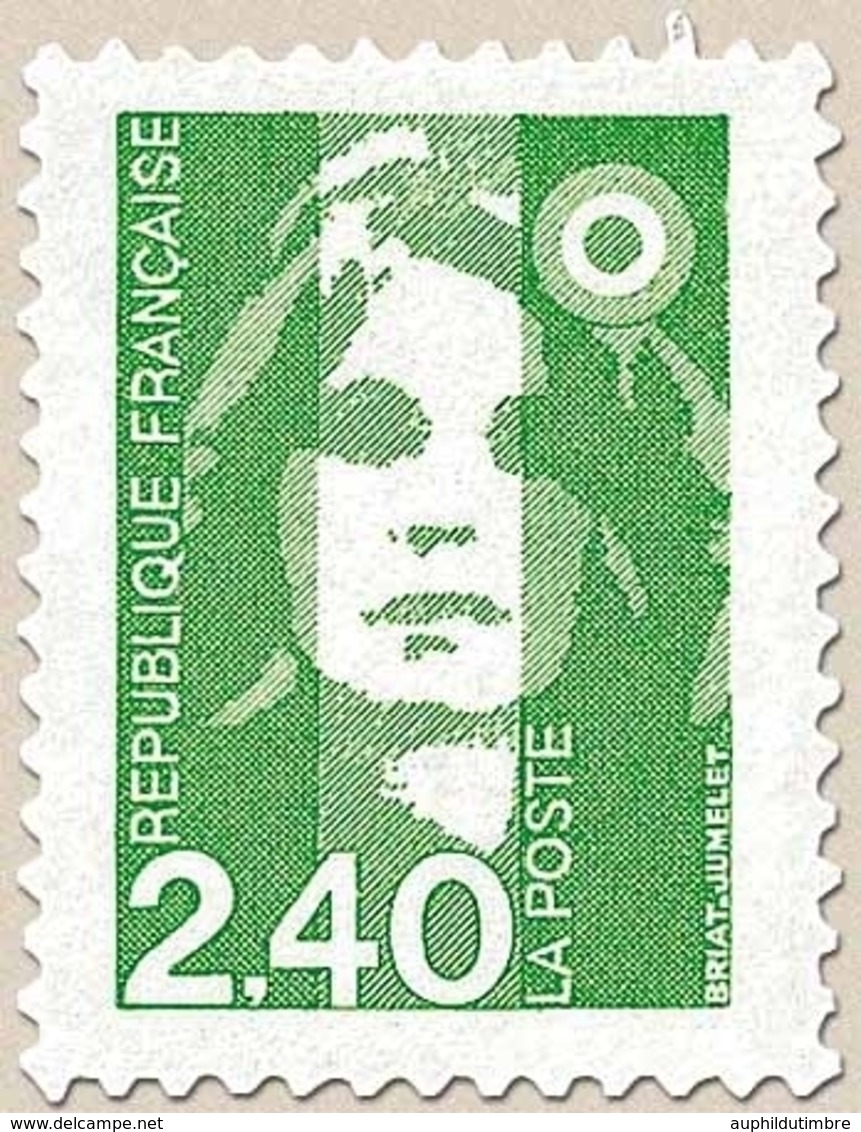 Type Marianne Du Bicentenaire. 2f.40 Vert Y2820 - Unused Stamps