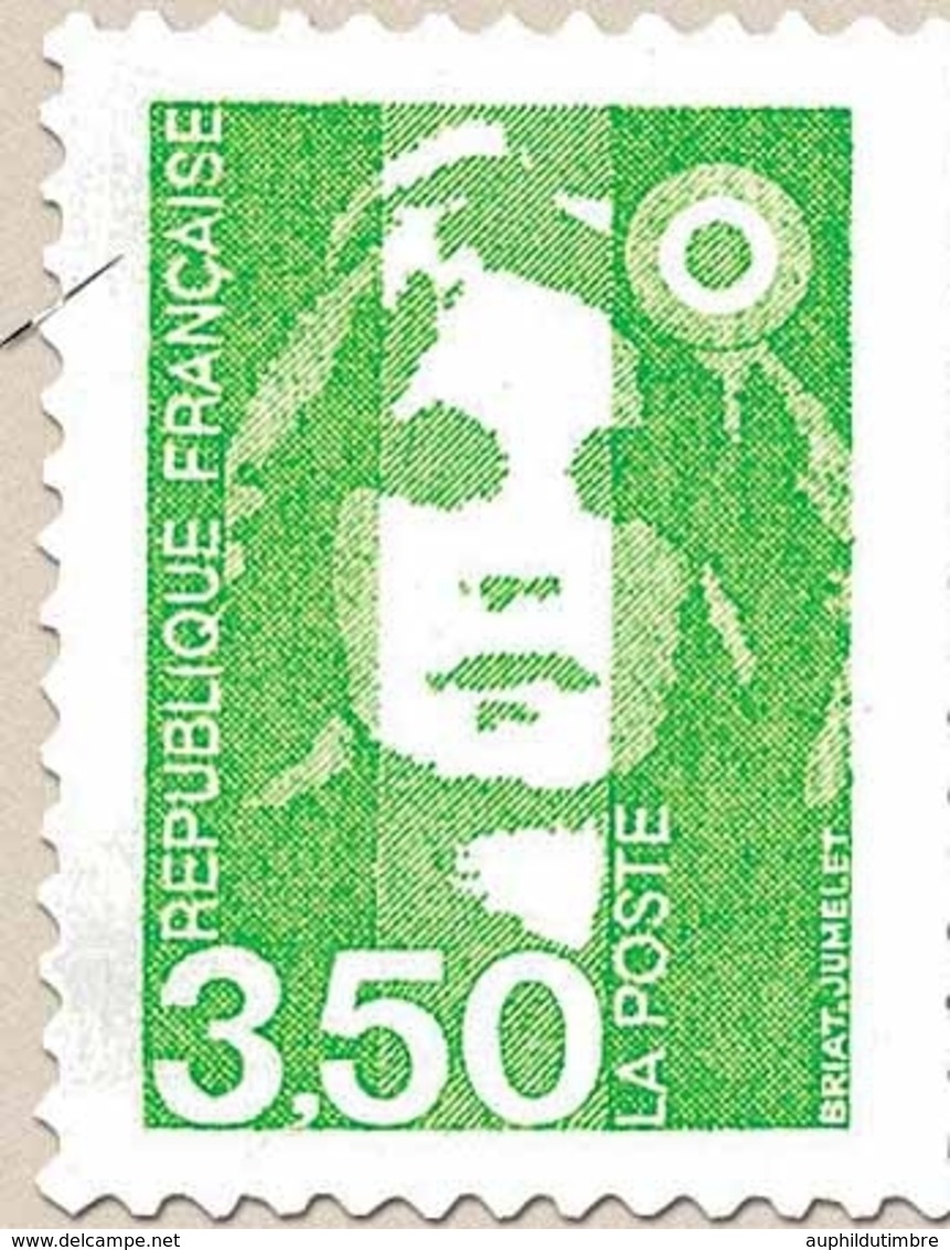 Type Marianne Du Bicentenaire. 3f.50 Vert-jaune Y2821 - Unused Stamps